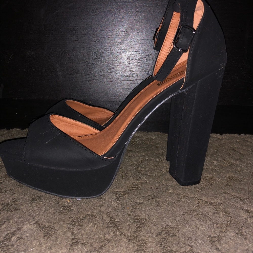 Black heels